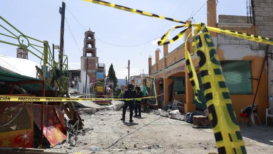 Emergencia por explosión en México 