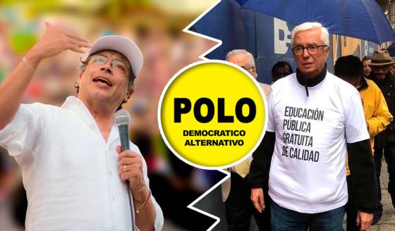 Petro, Robledo y una discusión por el Polo Democrático