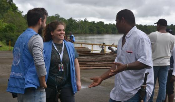 Paz en Colombia, desde el ojo de una voluntaria de la ONU