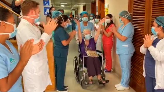 Mujer de 85 años superó el coronavirus en Cartagena