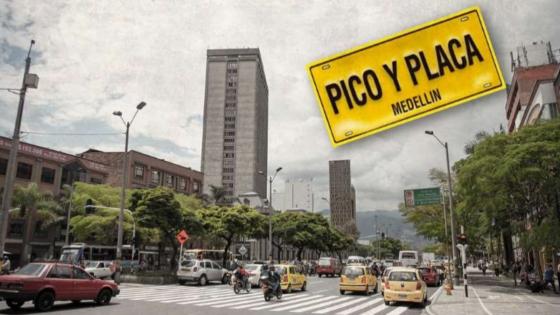 Levantan pico y placa en Medellín