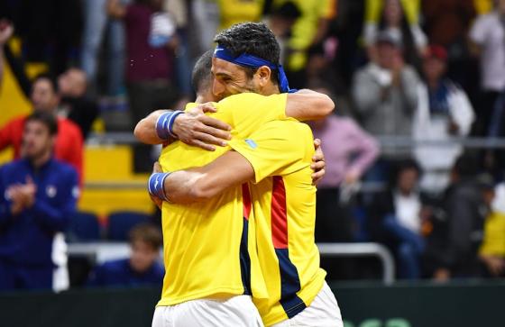 Juan Sebastián Cabal y Robert Farah celebran su victoria