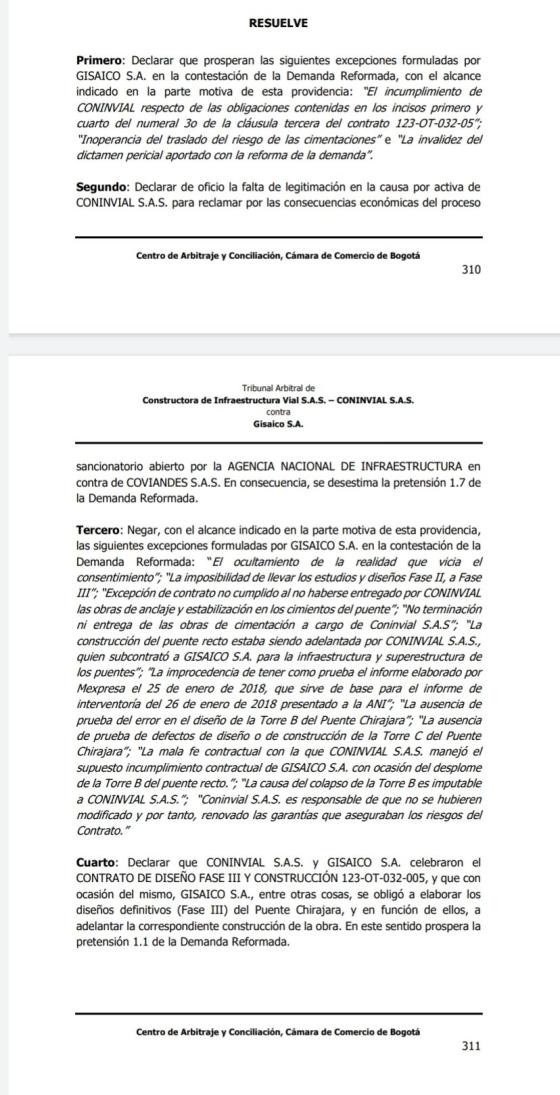 Fallo Chirajara Fallo Chirajara
