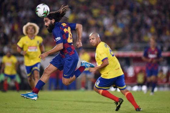 Tomada de Juan Pablo Sorín Colombia Legends vs Barcelona Legends