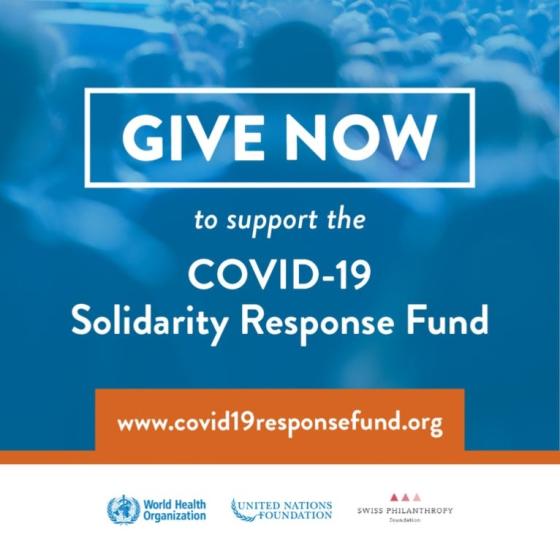 OMS crea un fondo solidario para combatir coronavirus