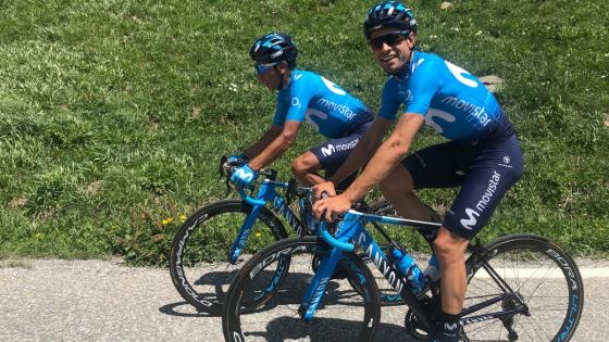 Nairo Quintana y Mikel Landa