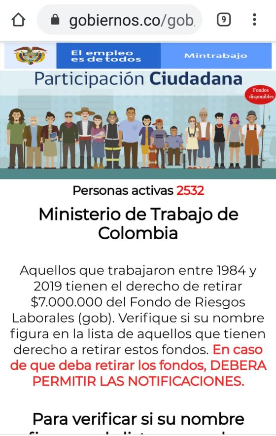 Ministerio de trabajo