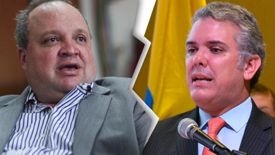Jorge Vélez e Iván Duque Jorge Vélez e Iván Duque