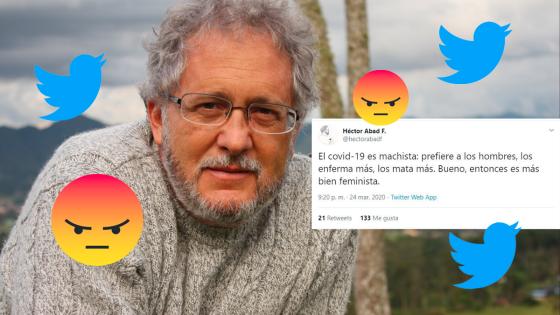 Escritor Héctor Abad Héctor Abad, trino sobre feminismo