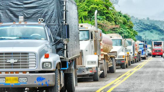 Transportadores de carga liviana protestan en Bogotá