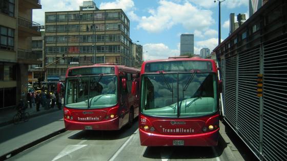 Accidente de Transmilenio en Bogotá 