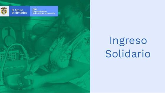 Ingreso solidario Ingreso solidario