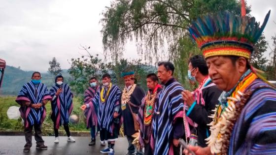 EFE/Gobierno Mayor de los Pueblos Inga y Kamentsá EFE/Gobierno Mayor de los Pueblos Inga y Kamentsá