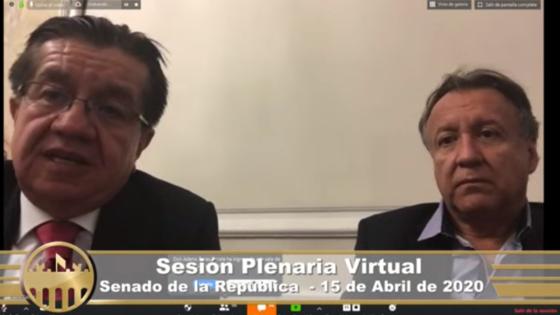 ministro de Salud en el senado