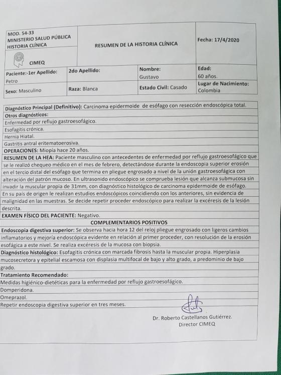 cáncer Petro cáncer Petro