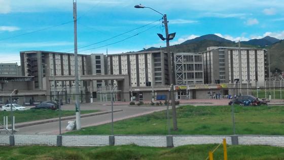 Protestas frente a la cárcel La Picota de Bogotá