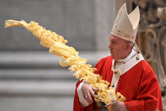 Papa Francisco EFE/EPA/ALBERTO PIZZOLI / POOL Papa Francisco domingo de ramos