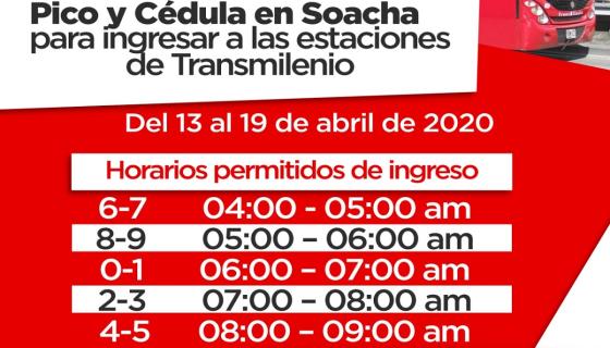 'Pico y cédula' en Soacha TransMilenio 'Pico y cédula' en Soacha TransMilenio