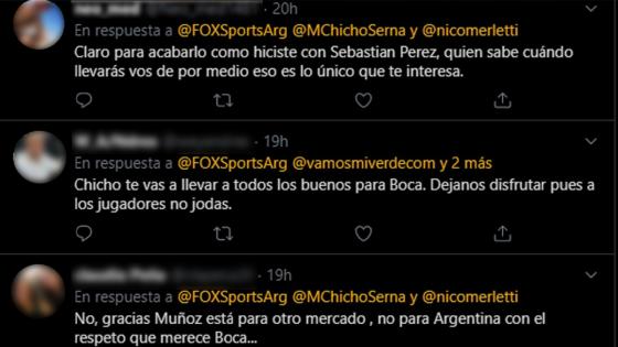Hinchas de Atlético Nacional contra el 'Chicho' Serna Hinchas de Atlético Nacional contra el 'Chicho' Serna