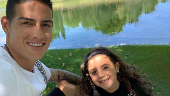 James Rodríguez familia hoy