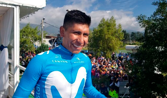 Nairo Quintana en el movistar team