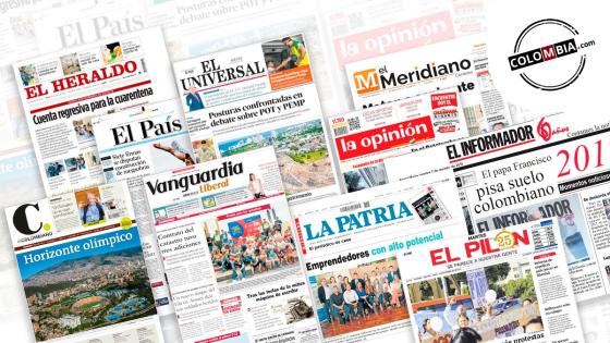 Periódicos regionales. Colombia Periódicos regionales en Colombia