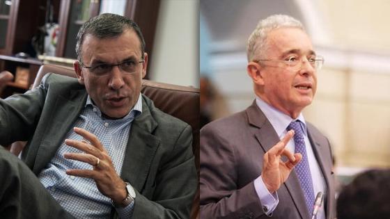 Roy Barreras y Álvaro Uribe