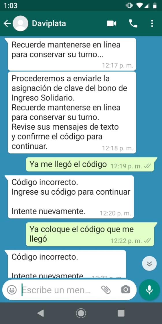 estafa daviplata ingreso solidario estafa daviplata ingreso solidario