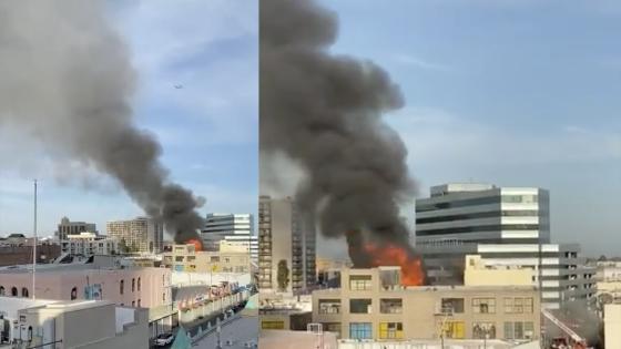 Explosión en Los Ángeles bomberos heridos