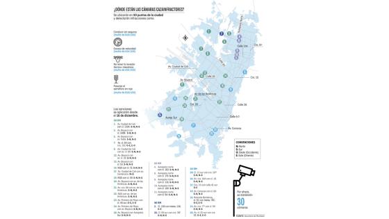 mapa cámaras salvavidas bogotá