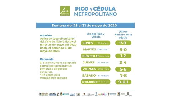 pico y cédula en medellín hasta 31 de mayo