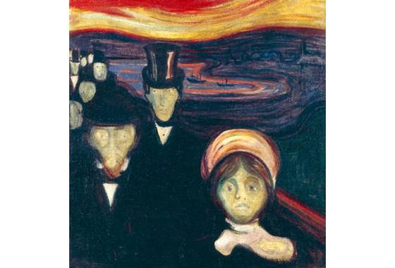 Cortesía “Ansiedad” Edvard Munch