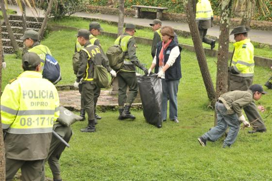 Apoyó Alcaldía Policía y ecosistema