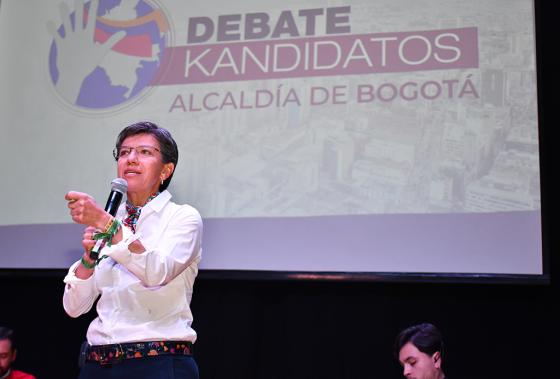 Debate candidatos Claudia López 