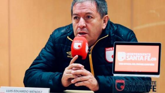Presidente de Santa Fe Eduardo Méndez habló las salidas y llegadas de jugadores Presidente de Santa Fe Eduardo Méndez habló las salidas y llegadas de jugadores
