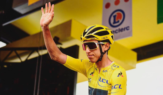 Egan Bernal en el Tour de Francia