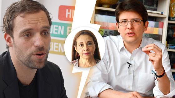 Luis Ernesto Gómez, Matilde Nieto y Miguel Uribe Turbay Luis Ernesto Gómez, Matilde Nieto y Miguel Uribe Turbay