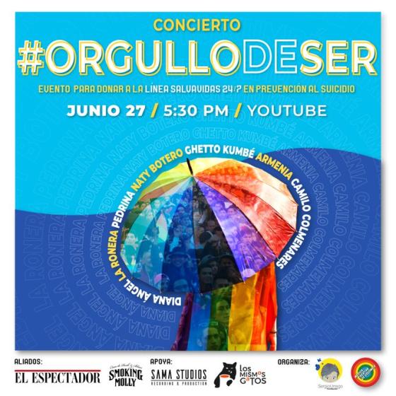 gran concierto virtual para celebrar el mes del orgullo