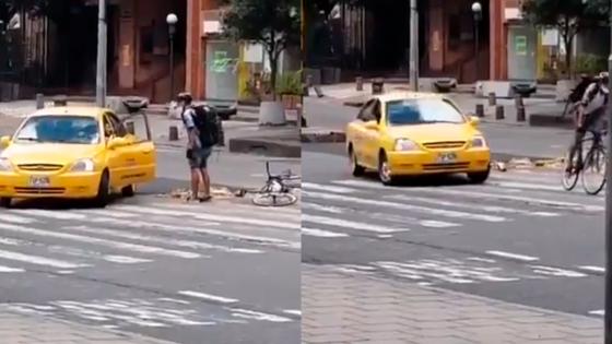 desvinculan a taxista que atropelló a un ciudadano en Bogotá