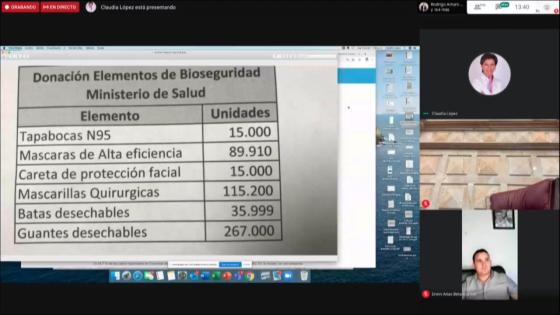 Claudia López manejo pandemia Bogotá Edward Rodríguez Claudia López manejo pandemia Bogotá Edward Rodríguez
