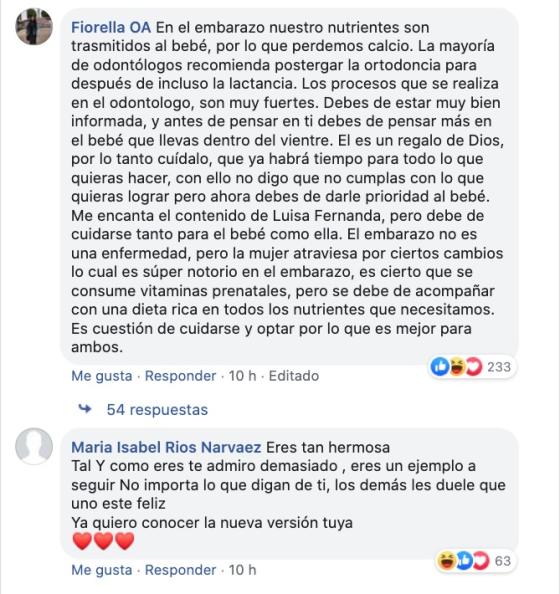 Críticas brackets Luisa Fernanda W