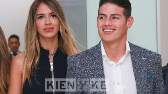 James Rodríguez y Shannon de Lima