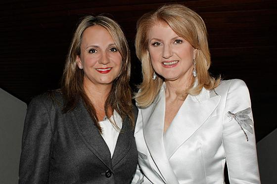 Arianna Huffington Adriana Bernal y Arianna Huffington