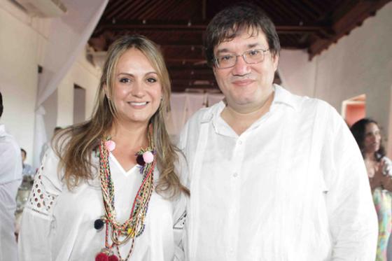 Adriana Bernal y Jaime Abello. Adriana Bernal y Jaime Abello.