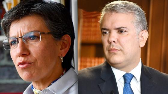 Claudia López y Iván Duque Claudia López y Iván Duque