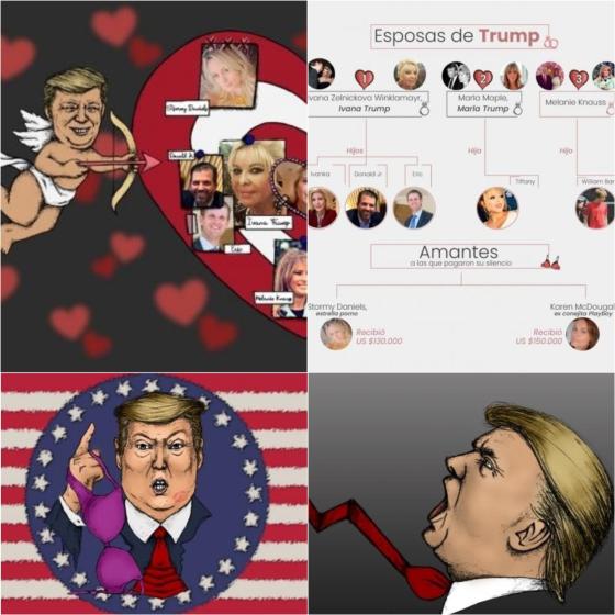 Ilustraciones especial Trump KienyKe.com Ilustraciones especial Trump KienyKe.com