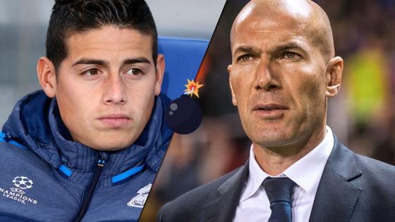 ¡Inconforme! James Rodríguez fue sincero con Zidane sobre su situación