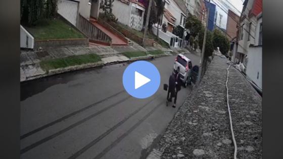 VIDEO | Impresionante atraco a una mujer en el norte de Bogotá