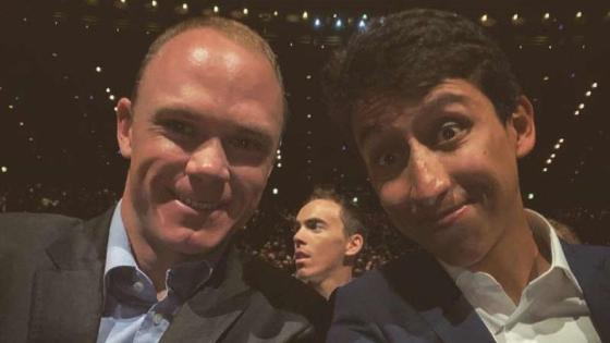 Egan Bernal y Chris Froome