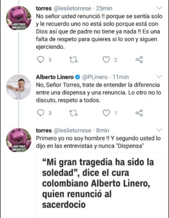 Respuesta padre Linero Respuesta padre Linero